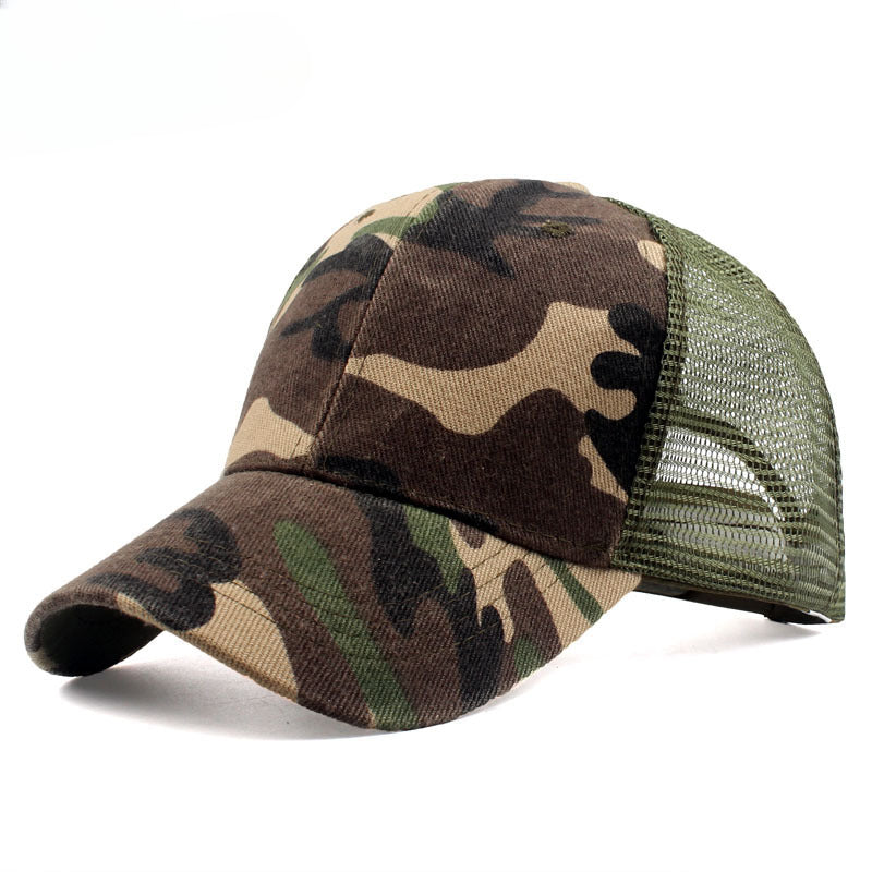 Wholesale Adult Chilen's Camouflage Mesh Caps Baseball Caps