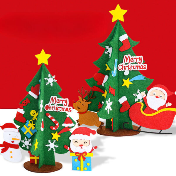Wholesale Christmas Handmade DIY Desktop Christmas Tree Material Pack