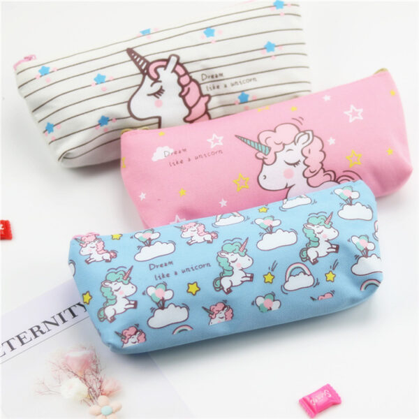 8805115730_1316783156 Wholesale Unicorn Creative Large Capacity Canvas Pencil Case