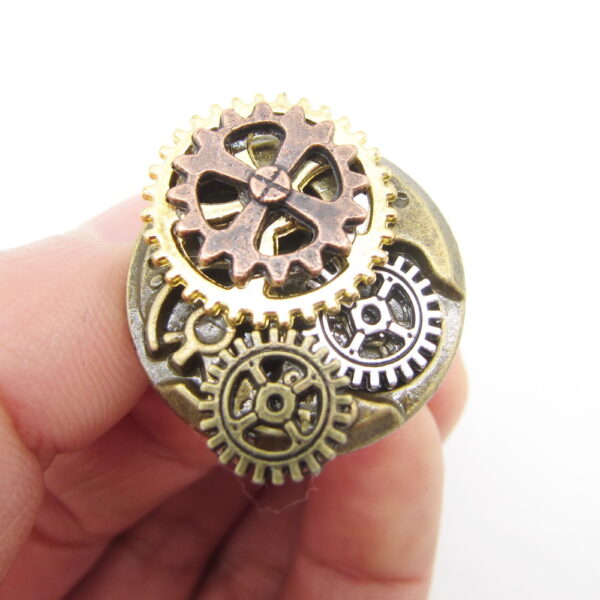 8807399751_724296696 Wholesale Steampunk Series Gear Aolly Ring