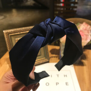 Reverse bag solid color navy blue