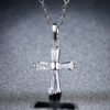 8829827278_109136280-1 Wholesale Flash Diamond Holy Light Cross Necklace Copper