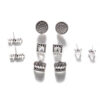 8854794287_1780597061 Wholesale Vintage Set with Diamonds Crown Letters MOM Stud Earrings Set of 5 Pairs