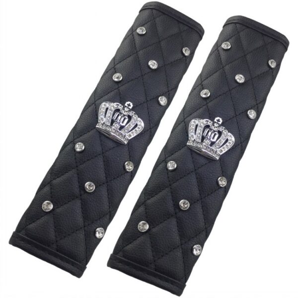 Wholesale PU Diamond Crown Car Interior