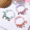 8872321274_1401670587-1 Wholesale Vacation Style Dolphin Shell Crystal Beaded Bracelet