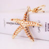 8893015723_717634392 Wholesale Zinc Alloy Love Diamond Crystal Starfish Car Keychain