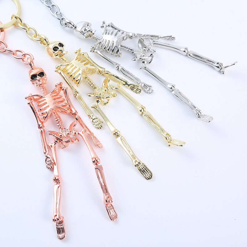 Wholesale Zinc Alloy Easter Skeleton Creative Key Chain