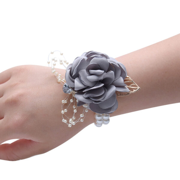 Wholesale Fabric Bride and Bridesmaid Sisters Wrist Flower Corsage