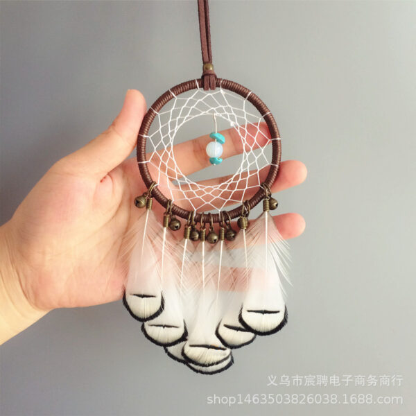 8922856410_466133693 Wholesale Dreamcatcher Feather Bell Mixed Material Car Accessories