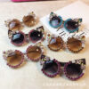 8926996435_1426206215 Wholesale Flower Metal Diamond Exaggerated Cat Eye Sunglasses