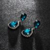 Wholesale Sparkling Drop Crystal Earrings