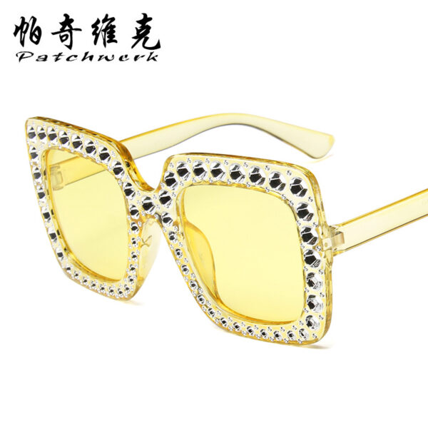 8934421181_252104944 Wholesale Full Sky Star Retro Square PC Sunglasses
