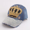 8949099334_341646513 Wholesale Cotton Dot Drill Denim Baseball Cap