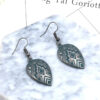 8951895385_1090711088 Wholesale Distressed Love Shape Alloy Pendant Hook Earrings