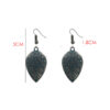 8971807851_1090711088 Wholesale Distressed Love Shape Alloy Pendant Hook Earrings