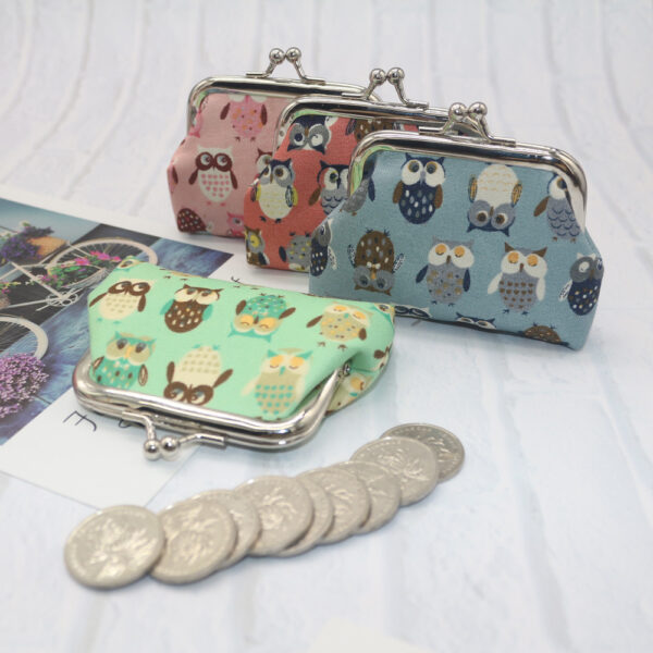 Wholesale PU Kids Owl Coin Purse