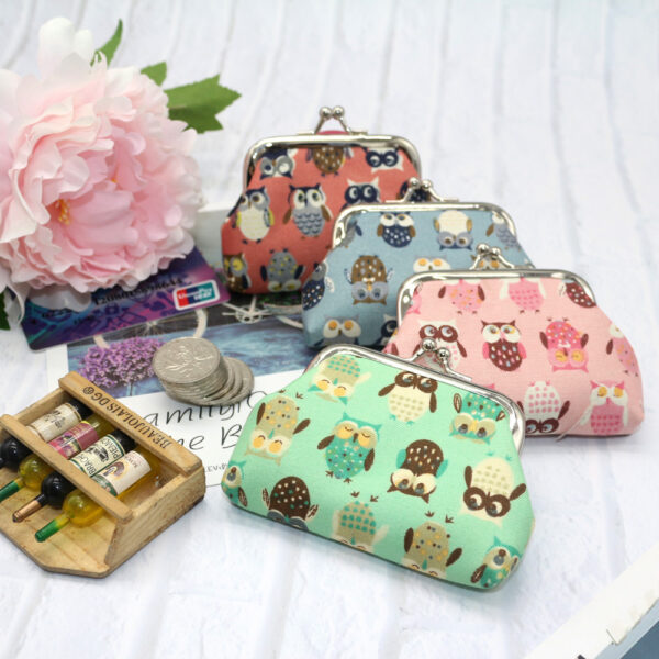 Wholesale PU Kids Owl Coin Purse
