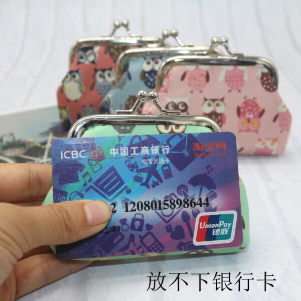 Wholesale PU Kids Owl Coin Purse