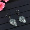 8989517292_1090711088 Wholesale Distressed Love Shape Alloy Pendant Hook Earrings