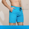 89ccc3d09c9759b289a5a4a4c2ed7c83-2 Wholesale Solid Color Men's Straight Swimwear Swimwear
