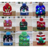 Wholesale Christmas Colorful Luminous High-end Beanie