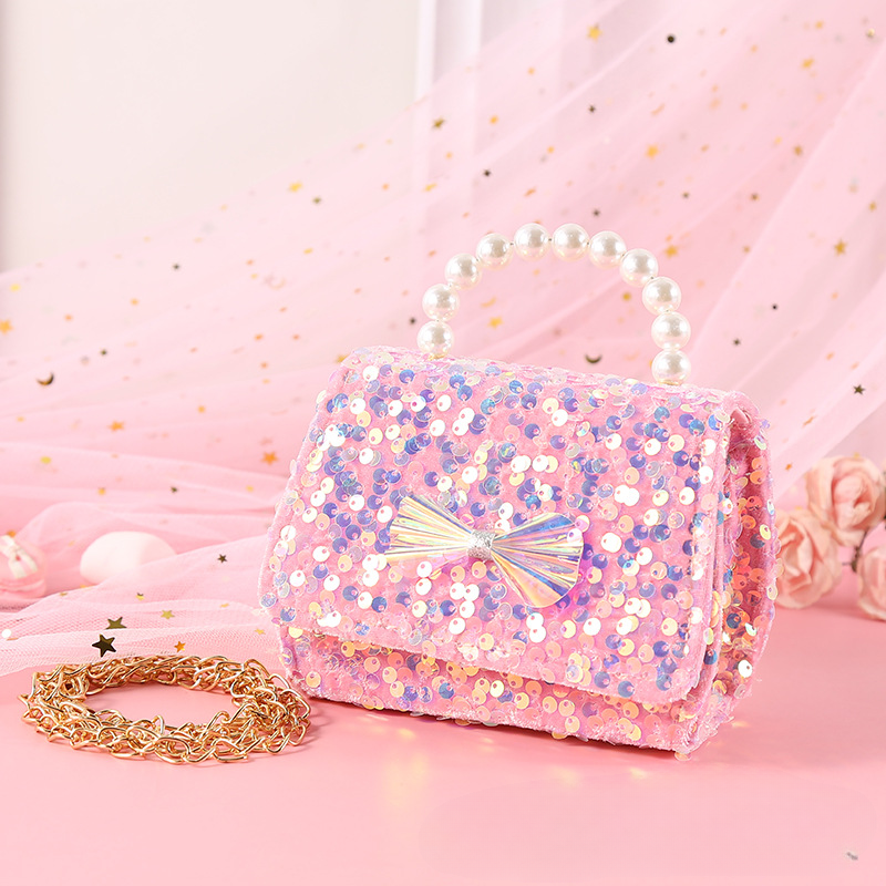 Wholesale Ultrafine Fiber Sequin Butterfly Chilen's Bags