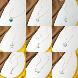 Wholesale Simple and Color Preserving Titanium Steel Women's Versatile Niche High End Exquisite Light Luxury Versatile Simple Necklace