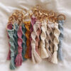 8ef23209fa1009c2966e2b662686c13f Wholesale Hand Woven Cotton Thread Keychain