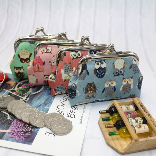 Wholesale PU Kids Owl Coin Purse