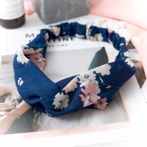 Jc12 small flower navy blue