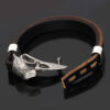 Wholesale Stainless Steel Crow Skull Men's Bracelet