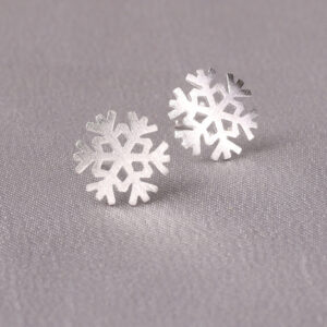 002 Snowflakes / 925 ear needles