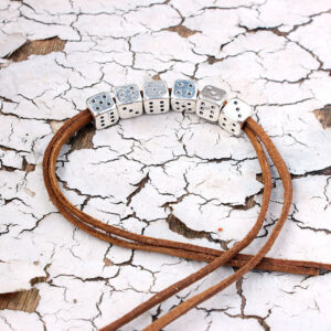 Dice Ancient Silver Cord Cafe