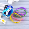 9053625785_1383311091 Wholesale Skull Movement Mixed Color Silicone Bracelet