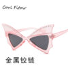 Wholesale PC Big Frame Rice Nail Bat Sunglasses