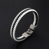 Wholesale Color Woven Leather Men's Bracelets
