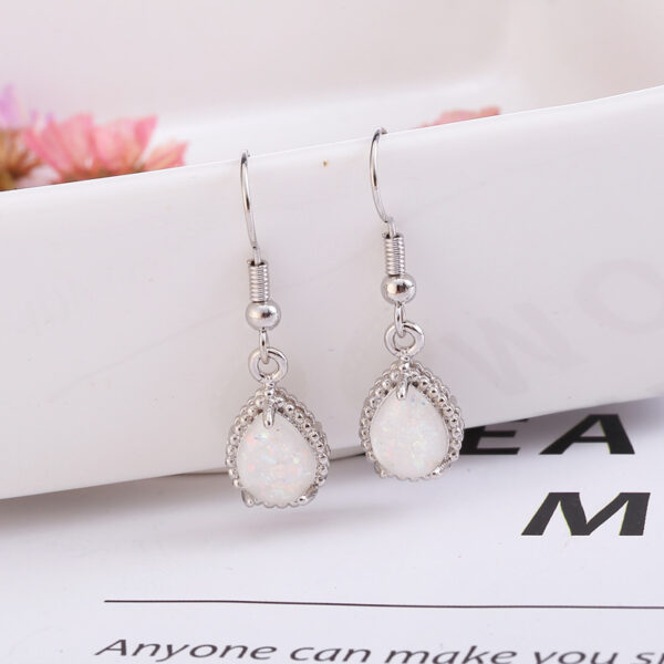 Wholesale Opal Pendant Alloy Earrings