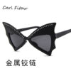 Wholesale PC Big Frame Rice Nail Bat Sunglasses