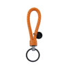 Wholesale PU Woven Hanging Rope Zinc Alloy Keychain