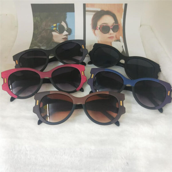 Wholesale UV Protection Eye Protection Transparent Frame PC Sunglasses