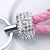 Wholesale Alloy Diamond Inlaid Water Diamond Metal Keychain