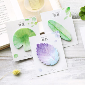 Wholesale Paper Simulation Leaf Convenience Stickers