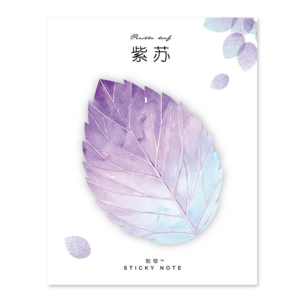 9166244126_1057887383 Wholesale Paper Simulation Leaf Convenience Stickers
