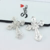 Wholesale Rhinestone Cross Alloy Decorations