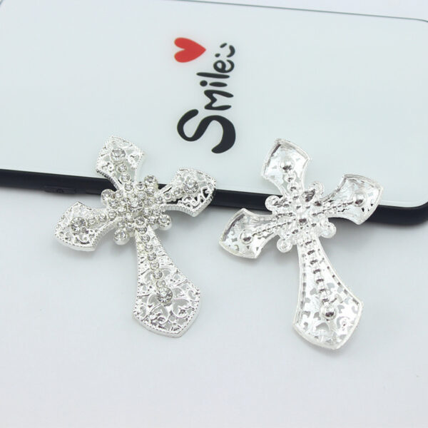 Wholesale Rhinestone Cross Alloy Decorations