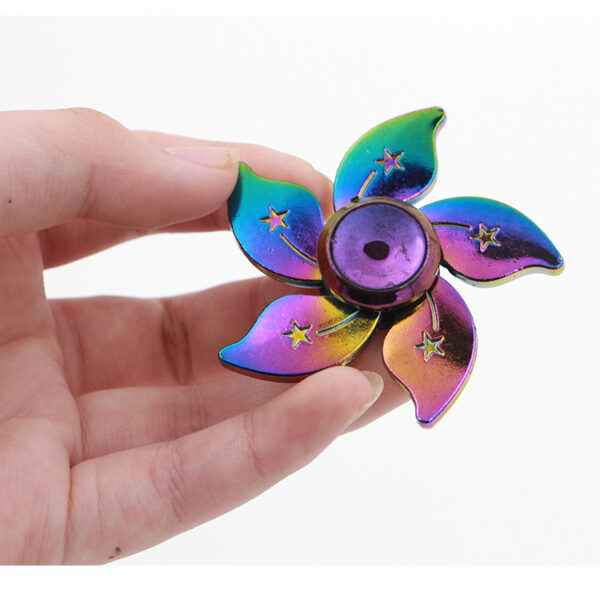 Wholesale Colorful Fidget Spinner Zinc Alloy TOY Random