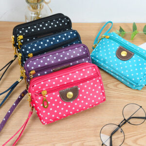 Wholesale Zipper Nylon Cloth Hand-held Short Wallet