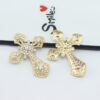 Wholesale Rhinestone Cross Alloy Decorations