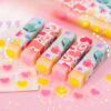 Wholesale 32pcs/box Cute Jelly Sandwich PVC Eraser