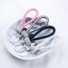 Wholesale Alloy Diamond Inlaid Water Diamond Metal Keychain